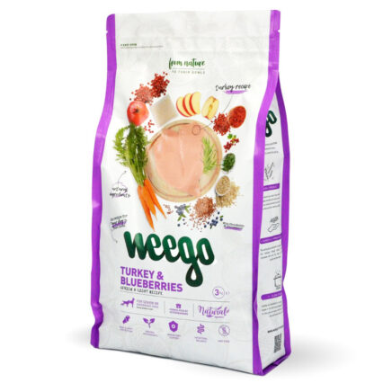 Weego Dog Food Turkey & Blueberries