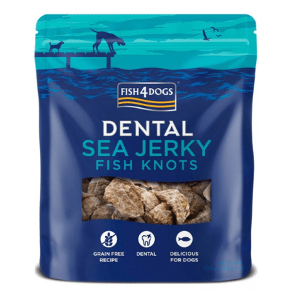Fish 4 Dogs Dental Sea Jerky Fish Knots 100g
