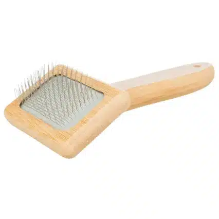 Cardadeira em Madeira Bambu 7x16cm
