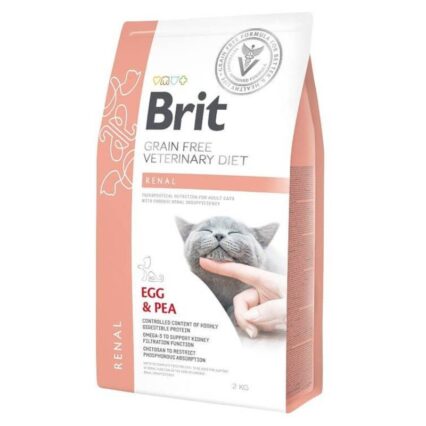 Brit Veterinary Diet Cat Renal Grain Free Egg & Pea