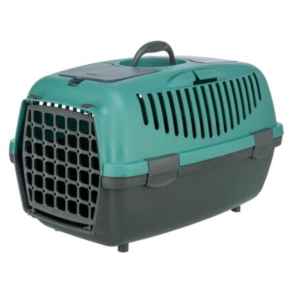 Transportadora Capri 2 XS-S 37x34x55cm (Cinza Escuro/Petroleo)