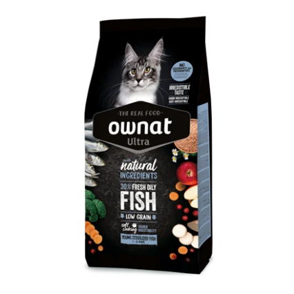 Ownat Gato Ultra Young Esterilizado Peixe