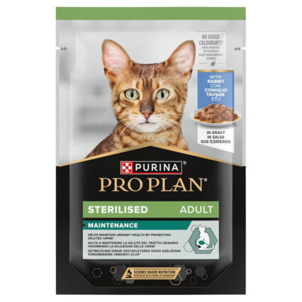 Pro Plan Cat Sterilized Nutrisavour Coelho 85g