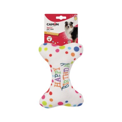 Brinquedo Camon Osso Aniversário c/Som 18cm