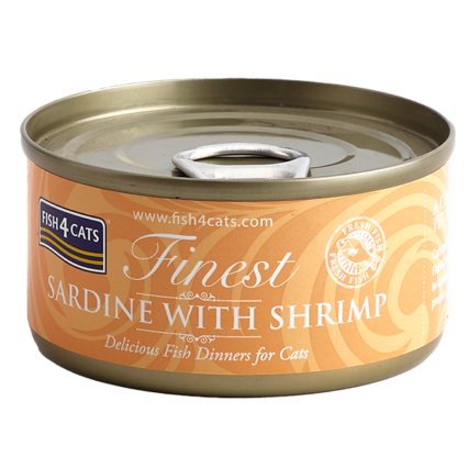 Fish4Cats Finest Sardine with Shrimp 70g