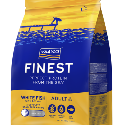 Fish 4 Dogs Adulto Peixe Branco e Batata