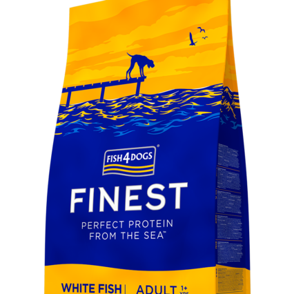 Fish 4 Dogs Adulto Peixe Branco e Batata 12kg