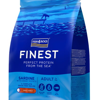 Fish 4 Dogs Adulto Sardinha e Batata Doce Small Breed 1,5kg