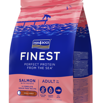 Fish 4 Dogs Adulto Salmão e Batata Small Breed 1,5kg
