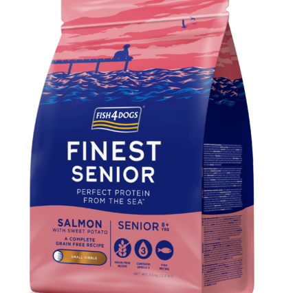 Fish 4 Dogs Sénior Salmão e Batata Doce Small Breed 1,5kg