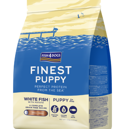 Fish 4 Dogs Puppy Peixe Branco e Batata Small Breed 1,5kg