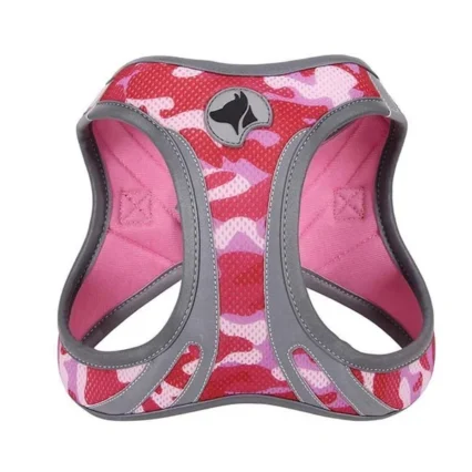 Peitoral Hiking Refletor Army Pink