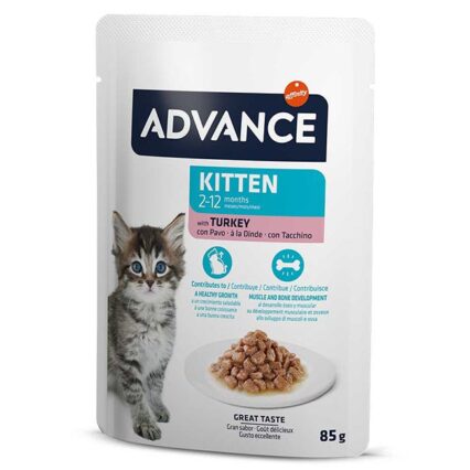 Advance Cat Wet Kitten Turkey 85gr