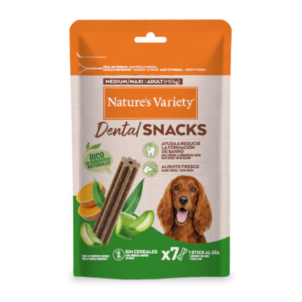 Nature's Variety Dog Med/Max Dental Snacks 7uni