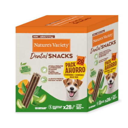 Nature's Variety Dog Mini Dental Snacks Pack 28un